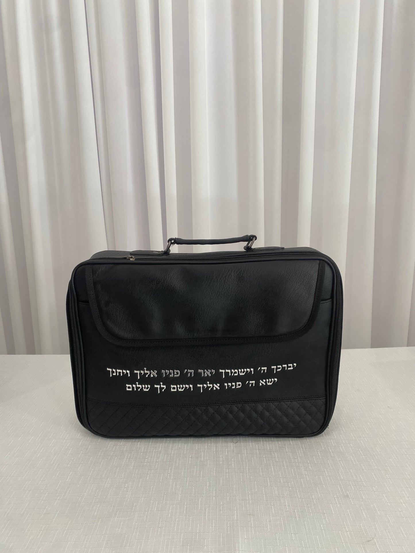 תיק נשיאה לטלית ותפילין עם רצועה וידית