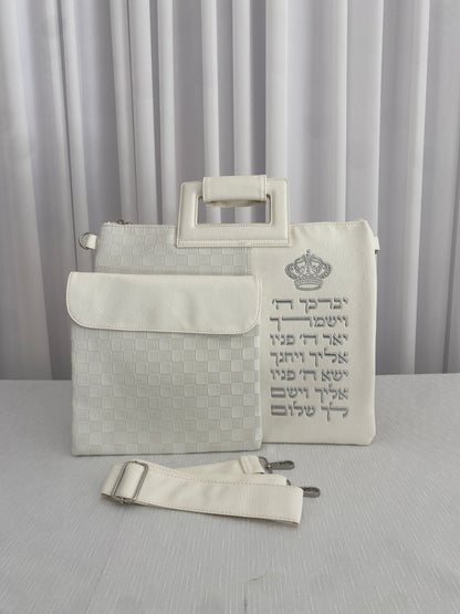 סט כיסוי טלית ותפילין עם ידית ורצועה