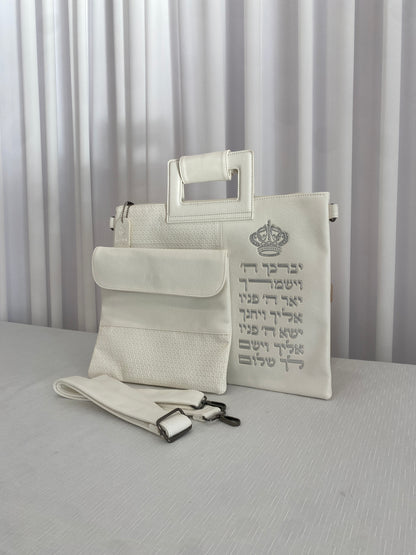סט כיסוי טלית ותפילין עם ידית ורצועה