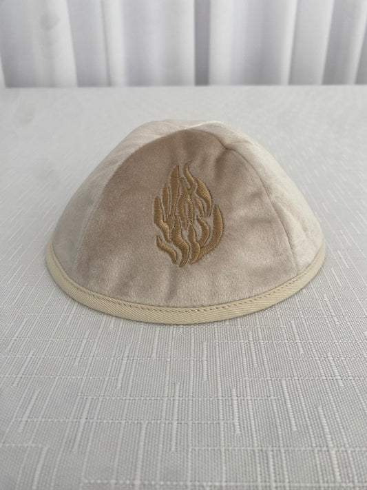 כיפה מקטיפה מרוקאית האש שלי